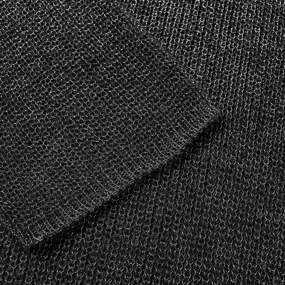 Come des Garçons Homme Plus Silver Tint Knit Black & Silver Size M - Picture 4 of 13